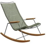 Houe CLICK Rocking Chair mit Bamubsarmlehnen Olivegr&uuml;n