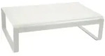 Fermob Gartentisch BELLEVIE niedriger Tisch 103 x 75 cm Lehmgrau