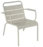 Fermob Gartenstuhl LUXEMBOURG Lounge-Sessel Lehmgrau