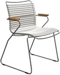 Houe CLICK Dining Chair mit Bambusarmlehnen Muted White