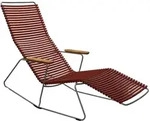 Houe CLICK Sunrocker mit Bamubsarmlehnen Paprika