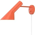 Louis Poulsen AJ Wandleuchte Mit Kabel Electric orange