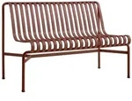 Hay Palissade Dining Bank ohne Armlehnen Iron Red