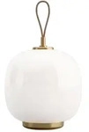 Louis Poulsen VL 45 Radiohus Portable Leuchte Brass/glossy white opal glass