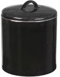 Broste Copenhagen Nordic Coal Dose mit Deckel &Oslash;12 cm Charcoal