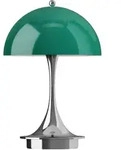 Louis Poulsen Tischleuchte Panthella 160 Portable V3 Chrome Opal Green