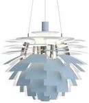 Louis Poulsen Artichoke Pendelleuchte &Oslash; 60 cm 1x100W E27 Dusty blue/ high lustre