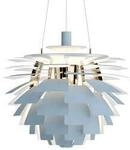 Louis Poulsen Artichoke Pendelleuchte &Oslash; 60 cm 1x100W E27 Dusty blue/brass metallised
