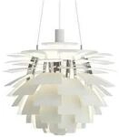 Louis Poulsen Artichoke Pendelleuchte &Oslash; 60 cm 1x100W E27 Dusty green/high lustre