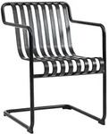 Hay Palissade Cantilever Dining Outdoor Armlehnenstuhl Anthracite