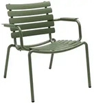 Houe ALUA Lounge Chair mit Armlehnen Olive Green