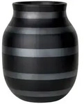 K&auml;hler Omaggio Vase H20 black toned