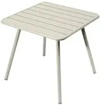 Fermob Gartentisch LUXEMBOURG Tisch 80x80 cm Lehmgrau