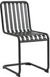 Hay Palissade Cantilever Outdoor Stuhl Anthracite