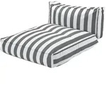 Blomus Outdoor-Bett -STAY- Lily White/Black 120 x 190 cm