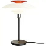 Louis Poulsen Tischleuchte PH 80 Opal white/high lustre chrome plated