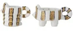 Bloomingville Caty Kerzenhalter, Braun, Steingut