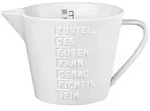 r&auml;der Messbecher Porzellan 700 ml wei&szlig;