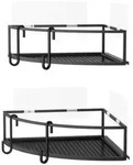 Umbra Cubiko Eckregal zum Kleben Schwarz 2er Set