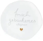 r&auml;der Hochzeit Kleiner Teller Frisch gebackenes Ehepaar Porzellan Wei&szlig;