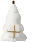 R&auml;der Porzellanfigur Santa packt Geschenke H.5,5 cm