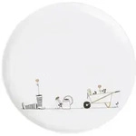 r&auml;der Hobby Geschenkteller G&auml;rtnerin Porzellan Wei&szlig;