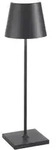 Zafferano Akkuleuchte Poldina Pro 38 cm Dunkelgrau
