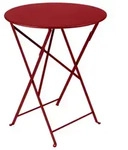 Fermob Gartentisch Bistro Tisch &Oslash;60 cm Chili