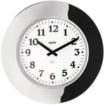 Alessi Momento Wanduhr Edelstahl