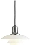 Louis Poulsen PH 2/1 Pendelleuchte High lustre chrome plated