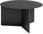 Hay Slit Table Beistelltisch Rund &Oslash;65 Stahl Black
