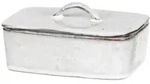 Broste Copenhagen Nordic Sand Butterdose mit Deckel Steingut Sand