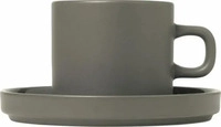 Blomus 63974, Blomus Kaffeetasse -PILAR- 200 ml 2er Set Pewter