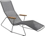 Houe CLICK Sunrocker mit Bamubsarmlehnen Dark grey