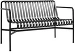 Hay Palissade Dining Bank mit Armlehnen Anthracite