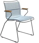Houe CLICK Dining Chair mit Bambusarmlehnen Dusty Blue