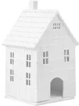 r&auml;der Lichthaus Kerzenst&auml;nder Teelicht Fachwerkhaus gro&szlig; wei&szlig;