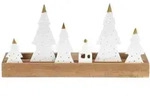 r&auml;der Lichthaus Kerzenst&auml;nder Teelicht Tannen wei&szlig;