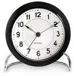 Arne Jacobsen Station Tischuhr &Oslash;11 cm weiss/schwarz