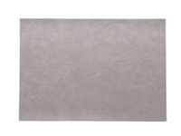 ASA Selection vegan leather Tischset, silver cloud grau matt