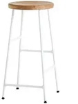 Hay Cornet Barhocker H65 Eiche Cream White
