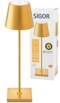 Sigor Akku-Tischleuchte NUINDIE 380mm Goldfarben Sigor Akku-Tischleuchte NUINDIE 380mm Goldfarben