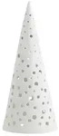 K&auml;hler Nobili Teelichthalter hoch H19 cm Bone china Schnee Weiss