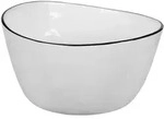 Broste Copenhagen Salt Sch&uuml;ssel &Oslash;18,5 cm White w/Black Rim