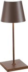 Zafferano LD0320R3, Zafferano Akku Tischleuchte Poldina Pro 300 mm Corten