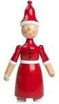 Kay Bojesen Weihnachtsfrau H19.5 cm rot/weiss