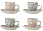 Bloomingville C&eacute;cile Espresso Tassen 4er Set
