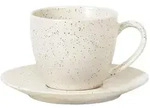 Broste Copenhagen Nordic Vanilla Tasse mit Untertasse &Oslash;14 cm