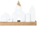 r&auml;der Lichthaus Kerzenst&auml;nder Teelicht St&auml;dtchen wei&szlig;
