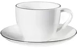 ASA SELECTION 1929113, ASA Selection ligne noire Cappuccinotasse mit Unterteller
